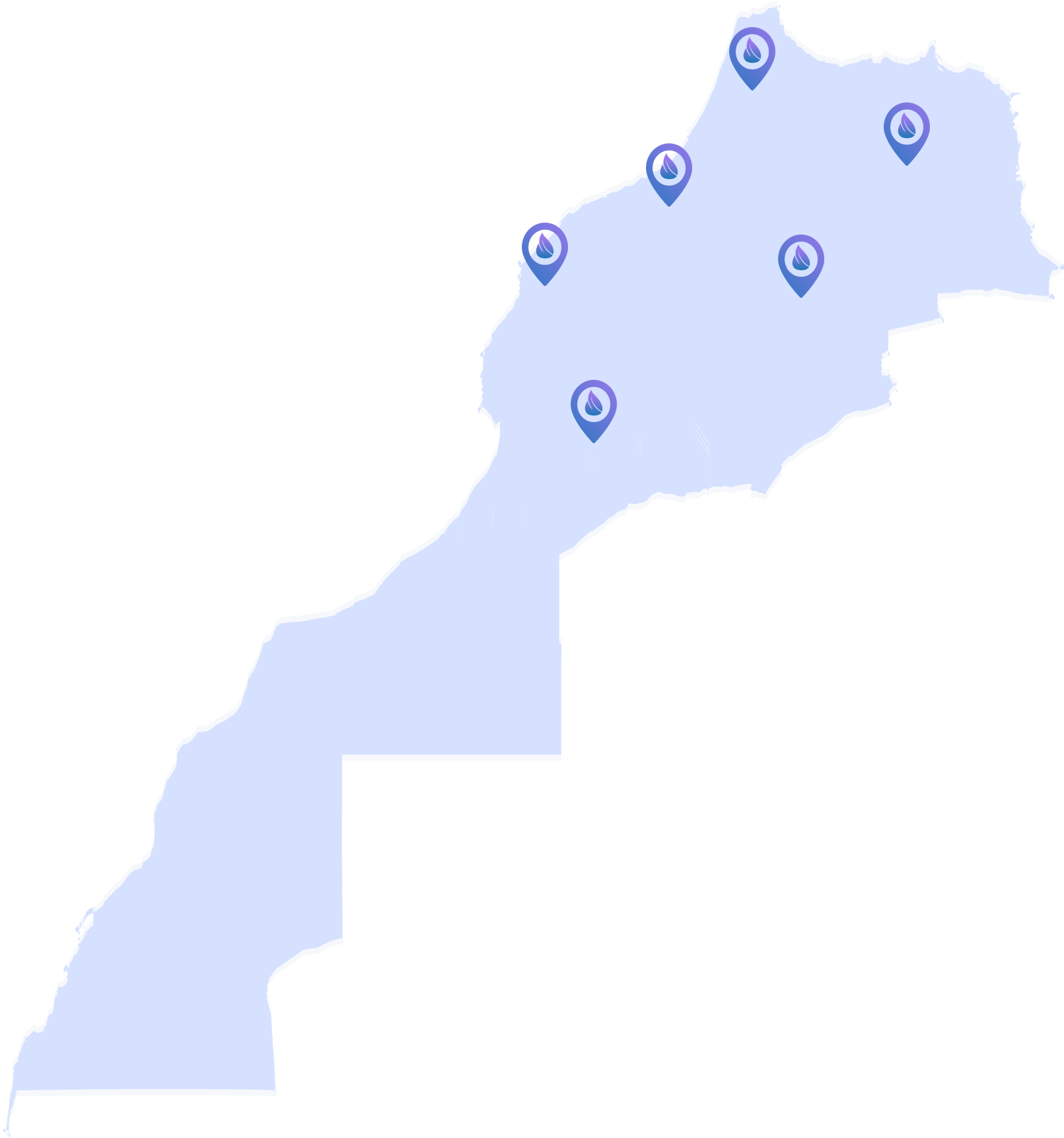 Carte réseau commercial Sophatel Maroc